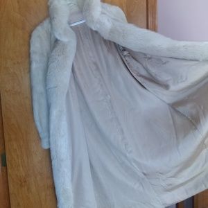 Full length fur coat